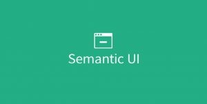 top front end frameworks semantic UI